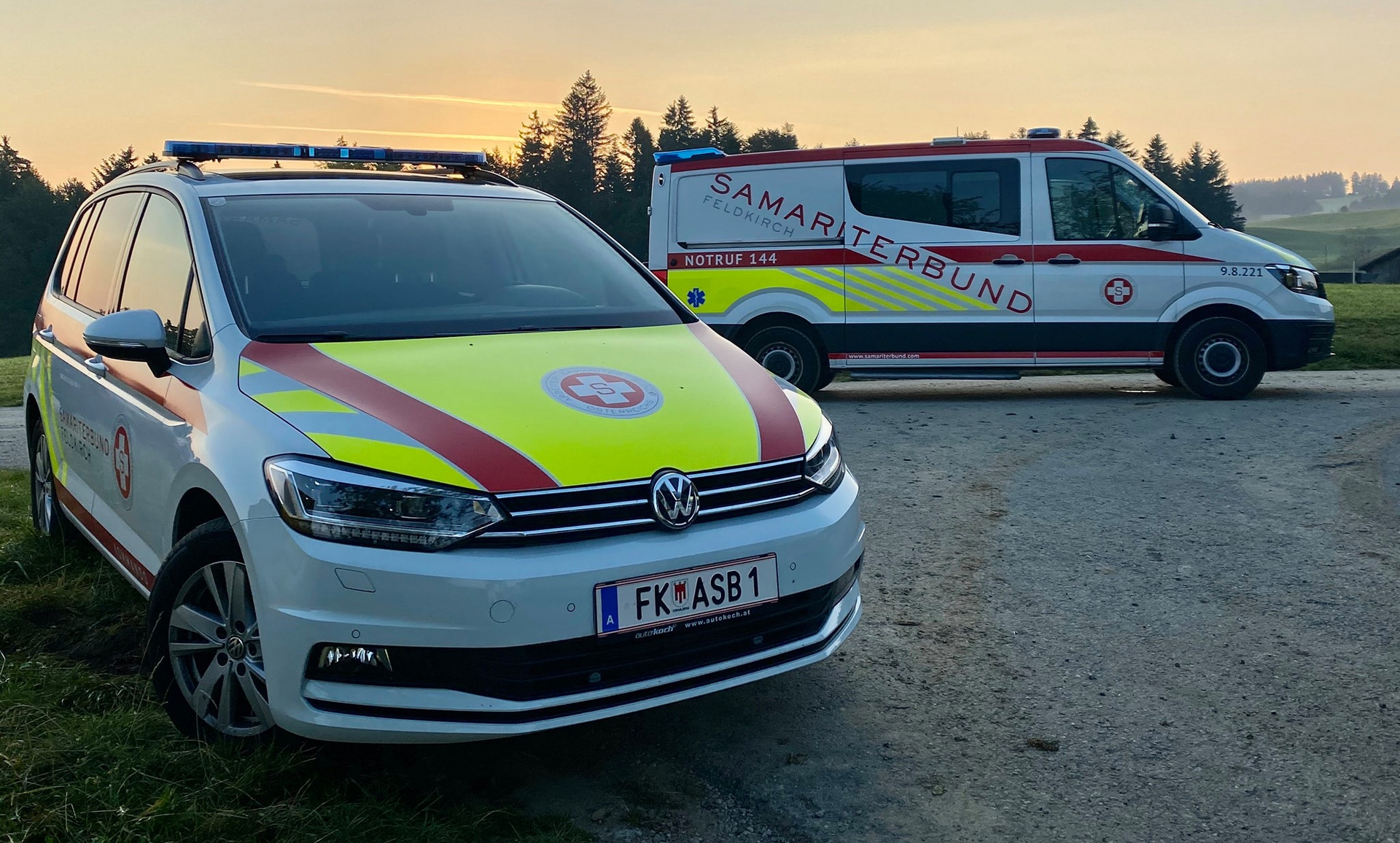 Rettungs- und Notfallwagen Samariterbund Vorarlberg
